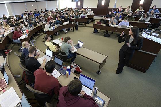 Prof. Heyman teaching